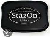 Stazon sneldrogend stempelkussen Jet Black