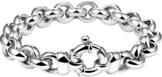 The Jewelry Collection Armband Jasseron 10 mm - Zilver