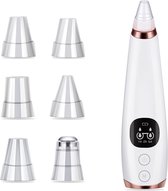 Boticz Blackhead Remover Pore Suction Cleaner - 5 opzetstukken - Oplaadbare draadloze vacuüm mee-eter verwijderaar