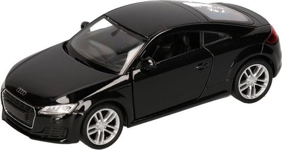 Speelgoed modelauto zwarte Audi TT 2014 Coupe auto 12 cm | bol.com