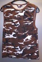 Camouflage Hemd - Bruin - Maat L
