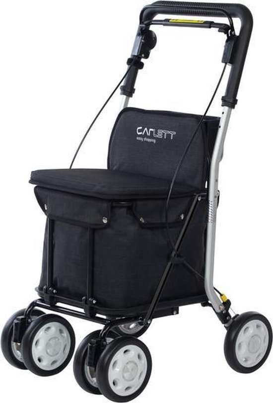 Carlett Boodschappentrolley - 29 L - 4 wielen - zitten - -... | bol.com