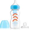 Dr. Brown's Options+ Anti-colic Transition Bottle - Bottle to Sippy starterkit BH - 270 ml - blauw