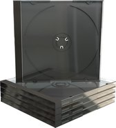 MediaRange BOX22-M CD-doosje Jewel case 1 schijven Zwart, Transparant
