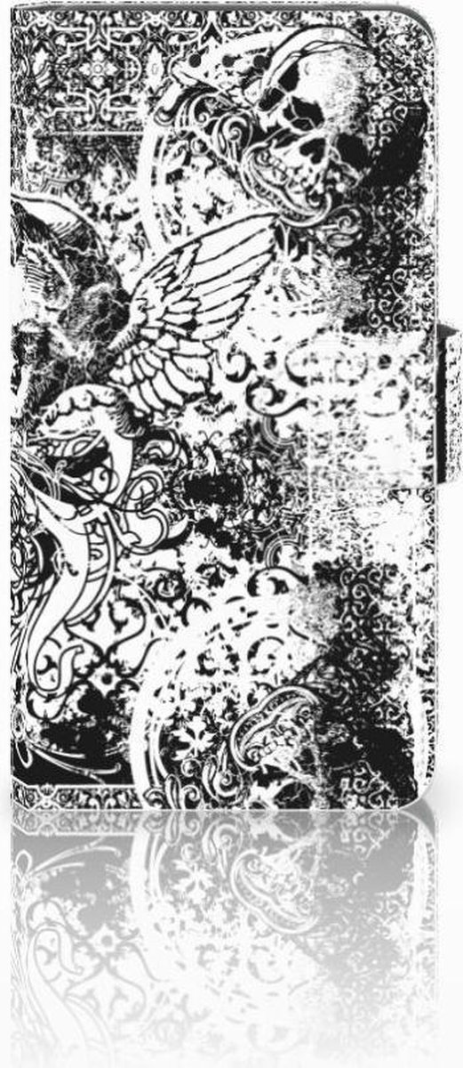 Telefoonhoesje met Naam Nokia 7 Skulls Angel