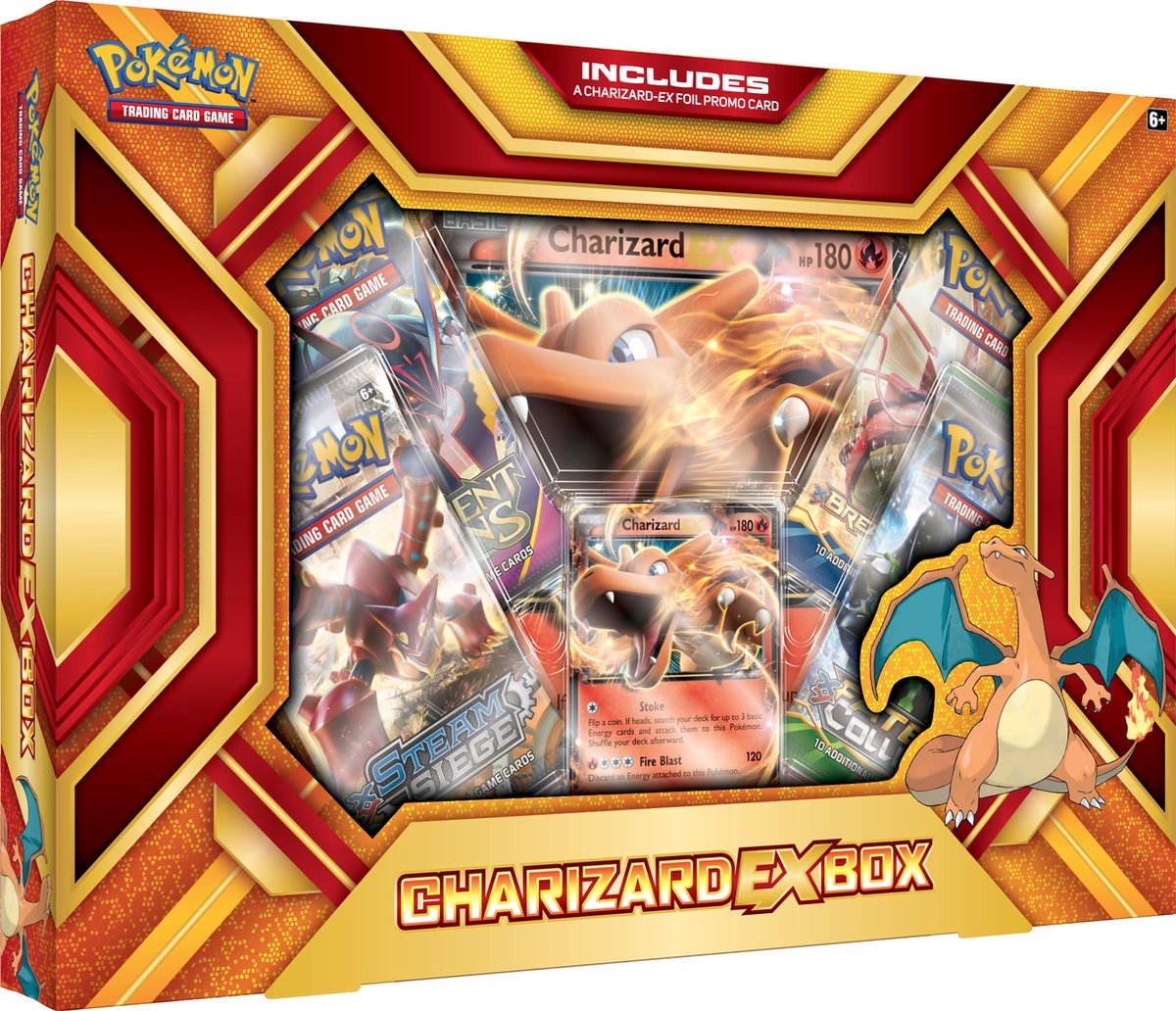 Kolonisten Rauw Kinderdag Pokémon Charizard EX Box - Pokémon Kaarten | Games | bol.com