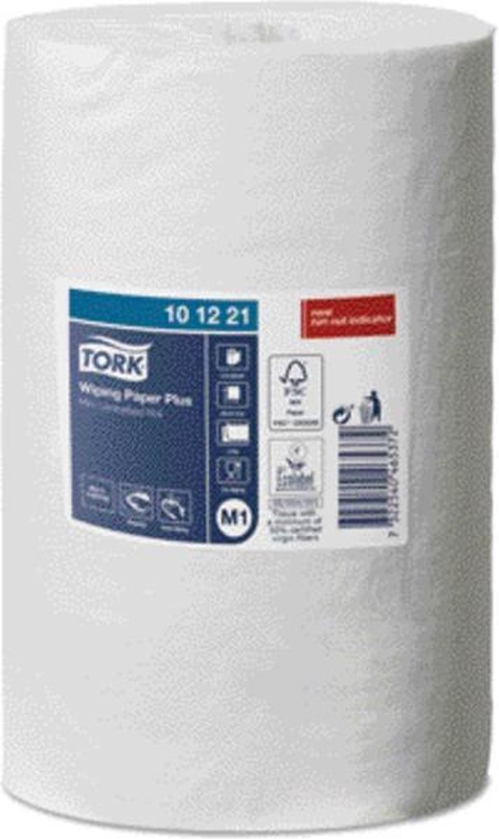 Tork Wiping Paper - Poetsrol M1 - 2-laags - 101221 - 11 rollen - Tork