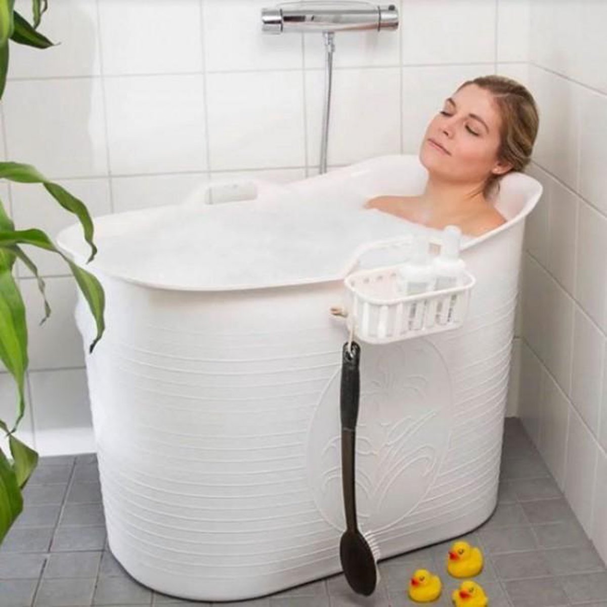 Zitbad Voor Volwassenen - Bath Bucket - Roze - 200L | bol