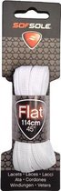 Schoenveters - 1 paar - 114 cm Sofsole schoenveter wit 10mm x 114cm