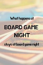 What happens at board game night stays at board game night