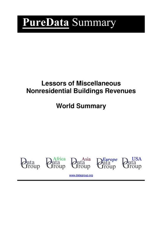 PureData World Summary 2574 - Lessors of Miscellaneous Nonre ... - cover