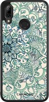 Huawei P Smart 2019 hoesje - Mandala blauw