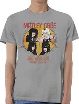 Motley Crue Heren Tshirt -XL- SATD Vintage Grijs