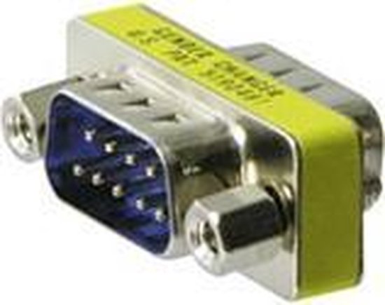 Adattatore Goobay Gender Changer D-SUB 9 Pin Maschio/Maschio - Per Cavi Seriale