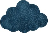 Vloerkleed Kinderkamer & Babykamer Cloudy Blue - Tapijt 80 x 120 cm