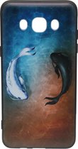 ADEL Siliconen Back Cover Softcase Hoesje Geschikt voor Samsung Galaxy J5 (2016) - Karper Vissen