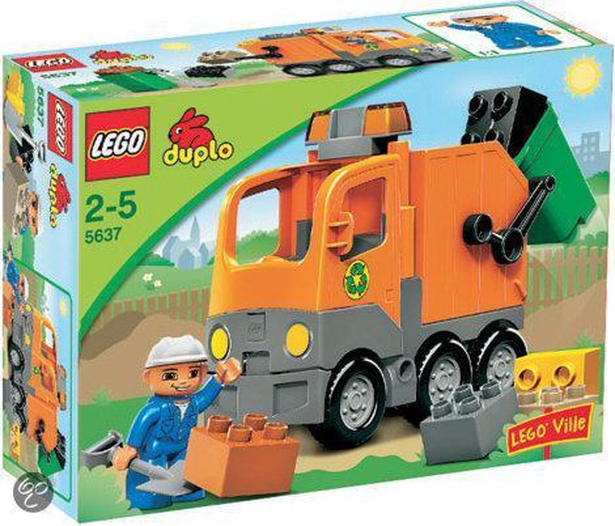 LEGO Duplo Ville Vuilnisophaaldienst - 5637 | bol.com