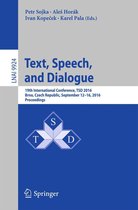 Lecture Notes in Computer Science 9924 - Text, Speech, and Dialogue