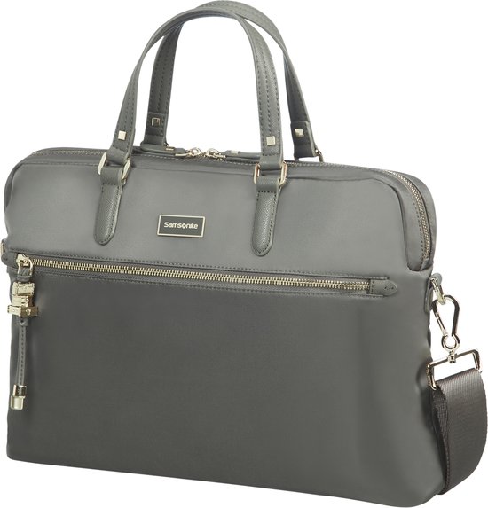 Samsonite Laptopschoudertas Karissa Biz Bailhandle 15.6 inch Gunmetal
