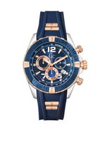 Gc Watches - Y02009G7 - Horloges - Heren -  RVS - Blauw/ Rosékleurig -  45 mm