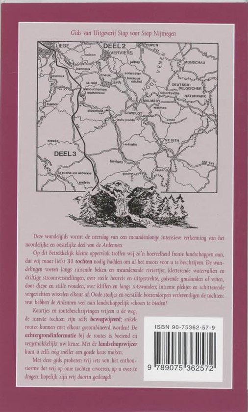 Wandelgids Voor De Ardennen: Het Noorden En Oosten - M. Pelgrim