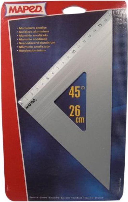 Maped driehoek Aluminium - 26cm | bol.com