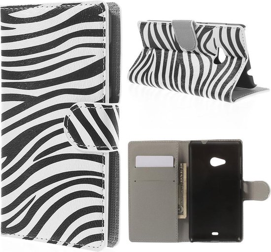 Zebra agenda wallet case hoesje Microsoft Lumia 535 | bol.com