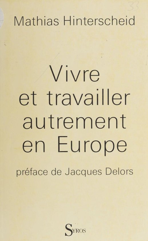 Vivre et travailler autrement en Europe - cover