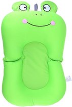 Watermatras voor baby voor in babybad of gootsteen - Groene kikker