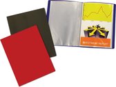 3x showalbum 5 Star, A4, 40 tassen, geassorteerde kleuren