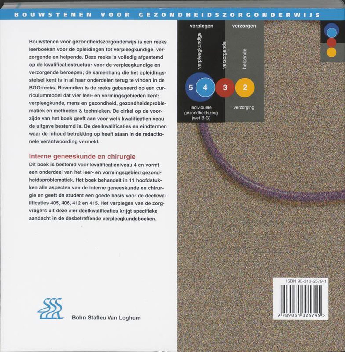 Boek 'Bouwstenen voor gezondheidszorgonderwijs' met op de voorkant informatie over verpleegkundige en verzorgende opleidingen.