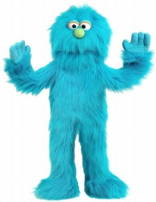 Gevoelig Verdraaiing Eerbetoon Handpop Blauw Monster Sillypuppets | bol.com