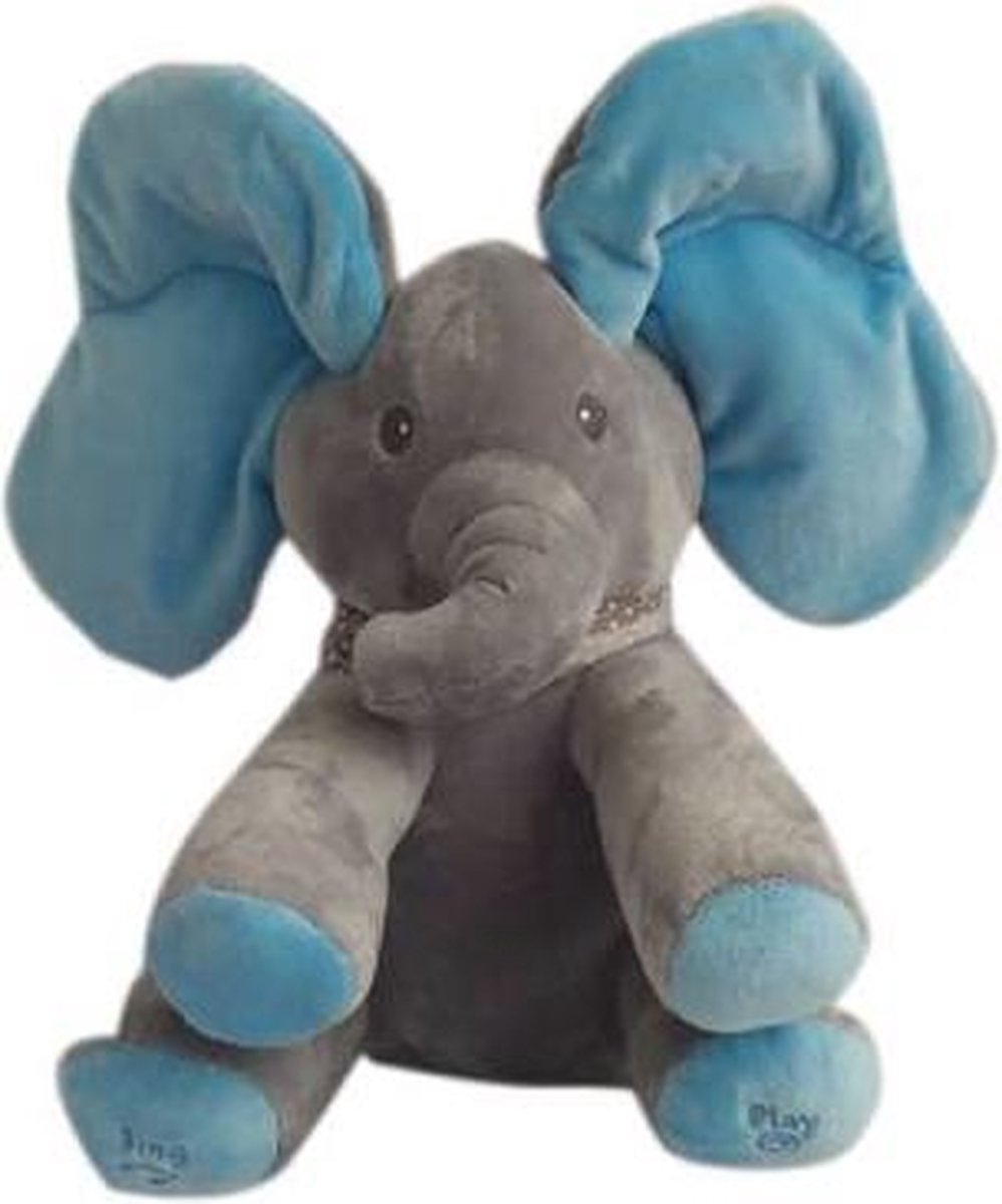 Kiekeboe olifant grijs blauw | bol.com