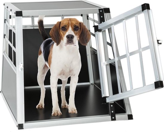 TecTake - Cage de transport chien aluminium pour transport en