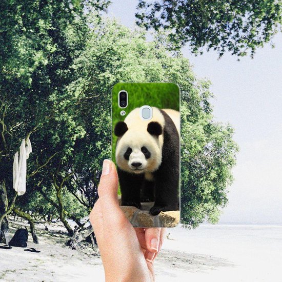 Coque pour Samsung Galaxy A30 TPU Bumper Silicone Étui Housse Panda
