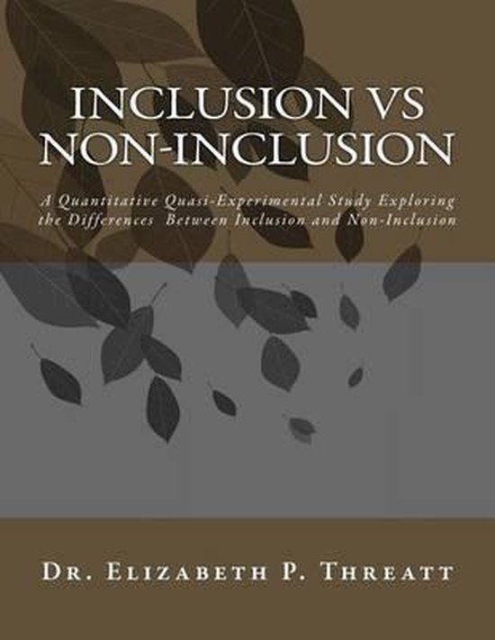 INCLUSION vs NON-INCLUSION - cover