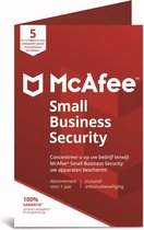 McAfee Small Business Security 5 Apparaten - 1 Jaar - Windows / Mac / Android / iOS