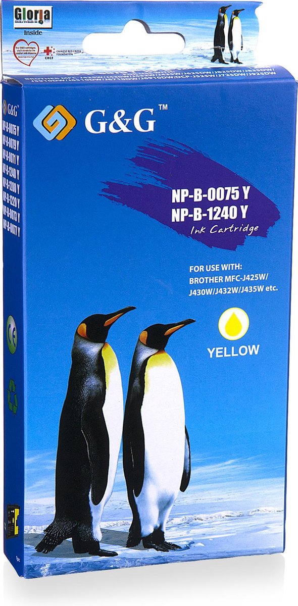 G&G NB-OLC1280Y inktcartridge 1 stuk(s) Compatibel Geel
