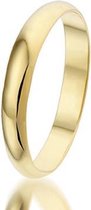 Montebello Ring Huwelijk - 925 Zilver Verguld - Trouw - 3mm - Maat 66-21mm