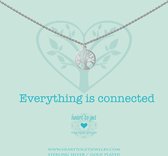 Heart to Get necklace, silver, tree of life, everything is connected