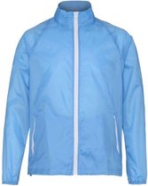 Contrasterend lichtgewicht jack, Kleur Sky/White, Maat XL