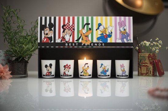 Bougie parfumée Disney Francal Mickey & Friends - lot de 5 parfums | bol.com