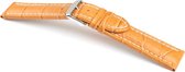 Horlogeband Kalimat WN Abrikos - Leer - 18mm