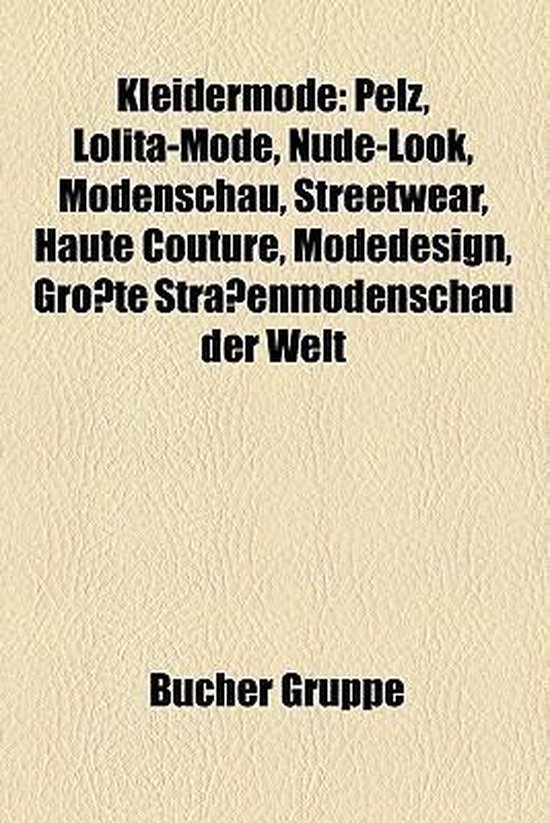 Kleidermode - cover