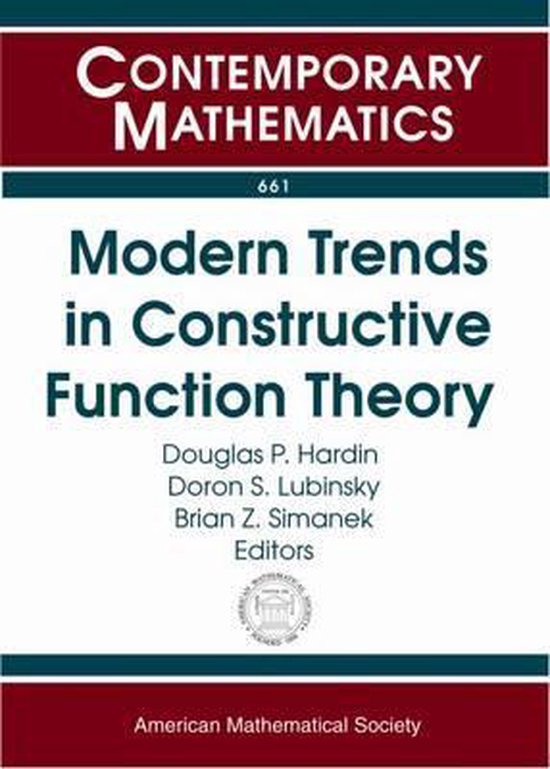Contemporary Mathematics- Modern Trends in Constructive Function Theory ...