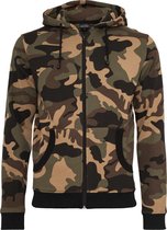 Urban Classics Camo Ziphoody Maat:S