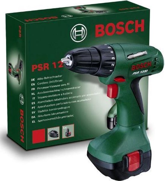 Bosch accuschroefboormachine PSR 1200 | bol
