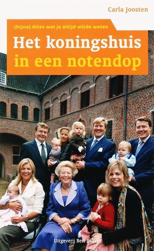 Cover van het boek 'Koningshuis in een notendop' van Carla Joosten