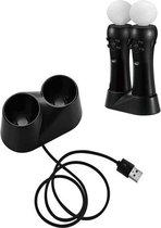 Dual PS Move Controller Dock Charger Oplaad Station – Voor PlayStation 3-4 - USB