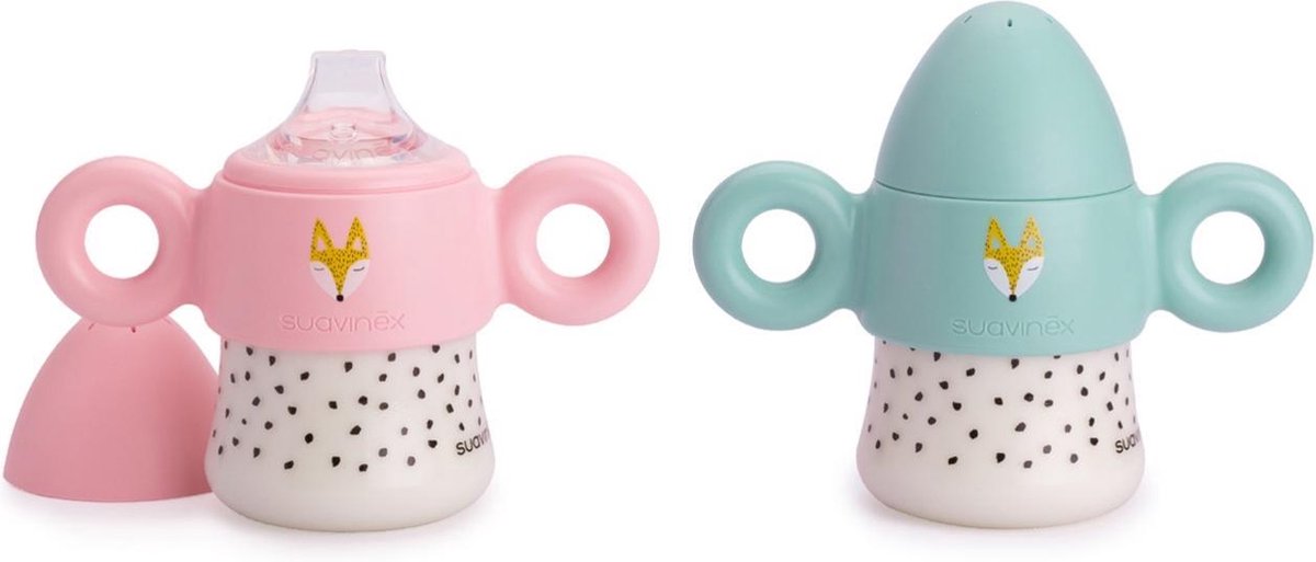 Goedkoopste Suavinex Roze anti-lekbeker (150ml